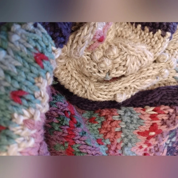 Expert Collection Knit LS Purple Pink Cardigan Size Small - Picture 10 of 12